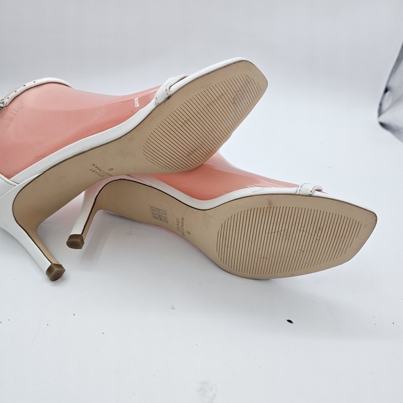 Stuart Weitzman Amelina White Leather Heeled Sandals Size 6 - Picture 11 of 16